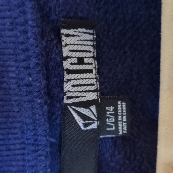 Blue/purple Volcom Women's take cover v neck tunic - Picture 2 of 5